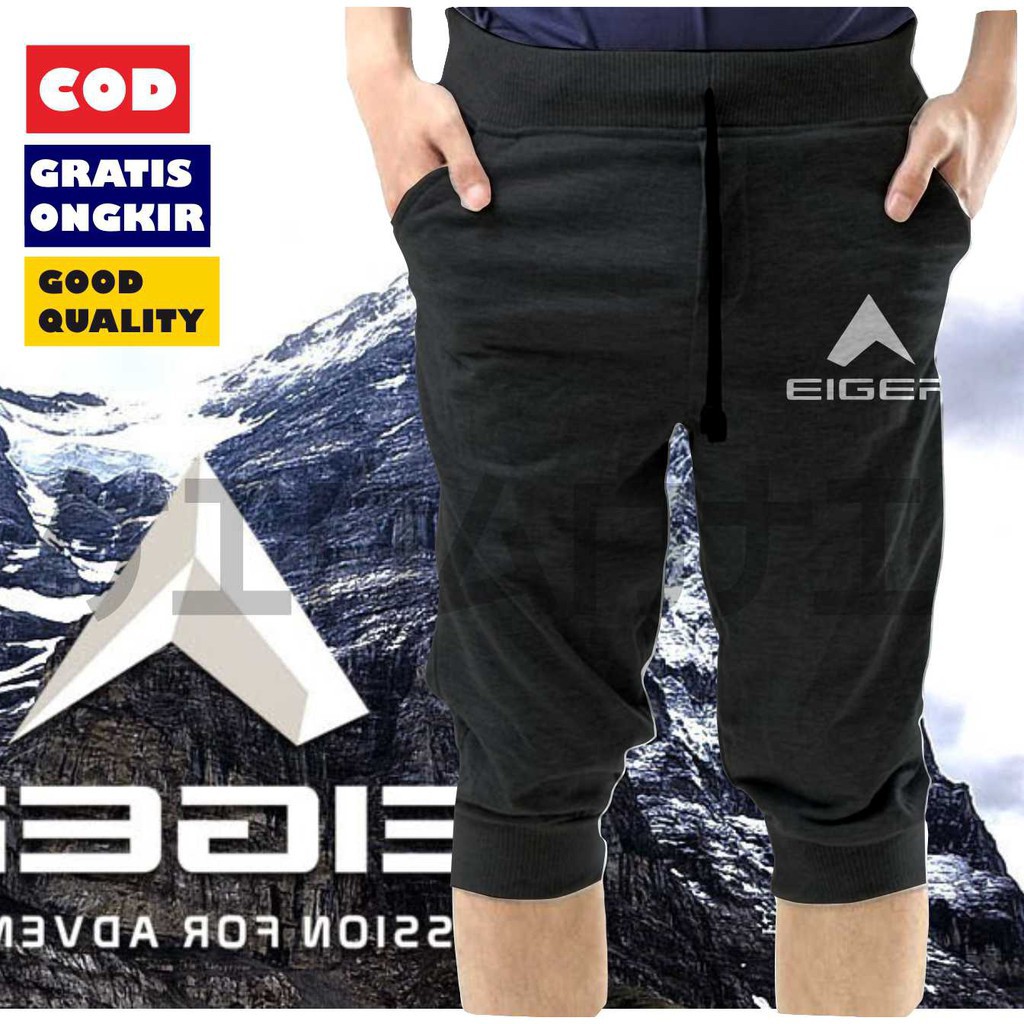 Celana Jogger Pendek 7 8 Training Casual Motif trening Celana Jogger Pendek 7 8 Training Casual Motif trening