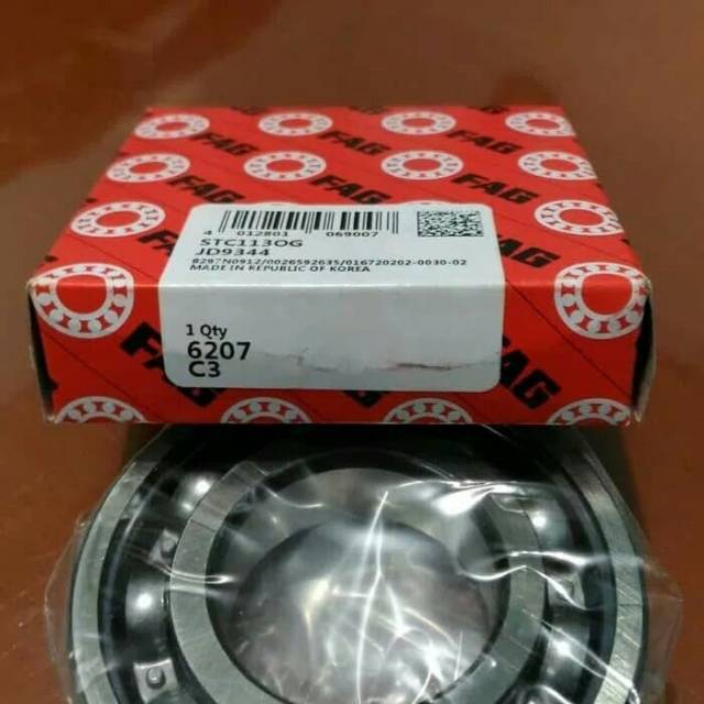 Ball bearing 6207 C3 kruk as