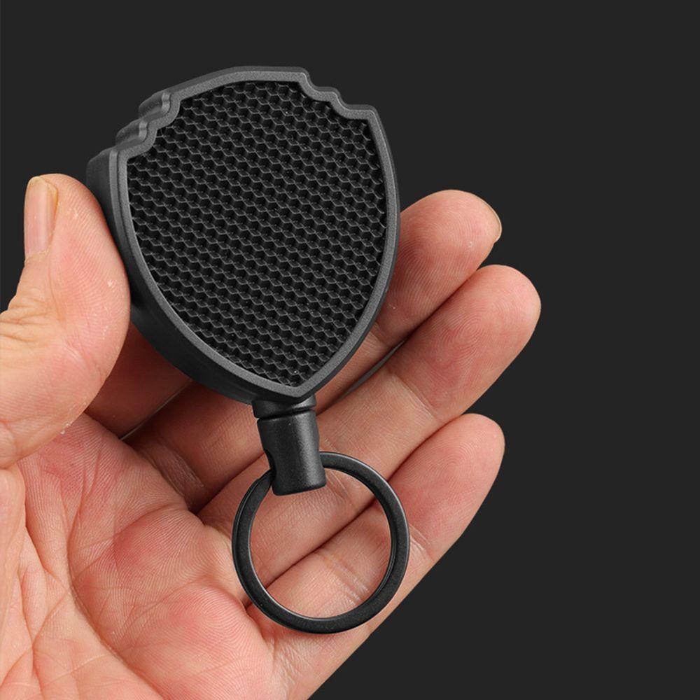 Lanfy Retractable Keychain Camping Anti Hilang Tarikan Mudah Multifungsi Keys Holder