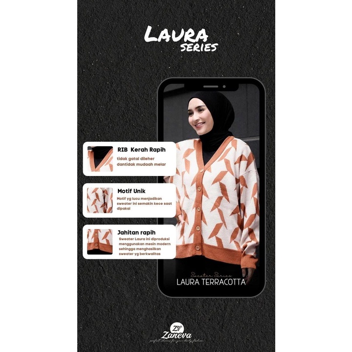 Laura Sweater By Zaneva l Sweater Rajut