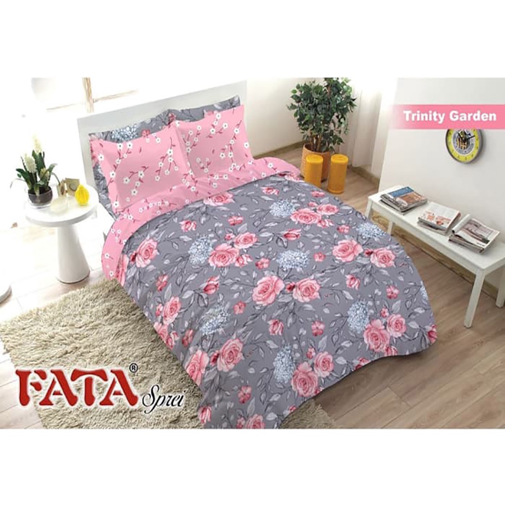FATA Sprei - Sprei Fata King 180x200 cm Motif Trinity Garden