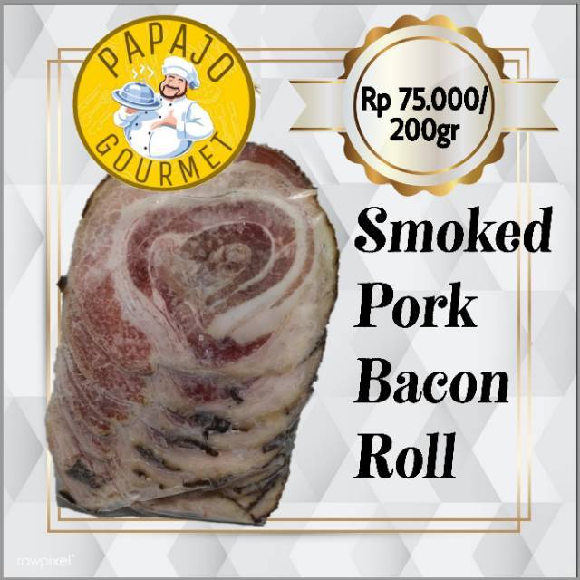 

Smoked pork bacon 200 gr