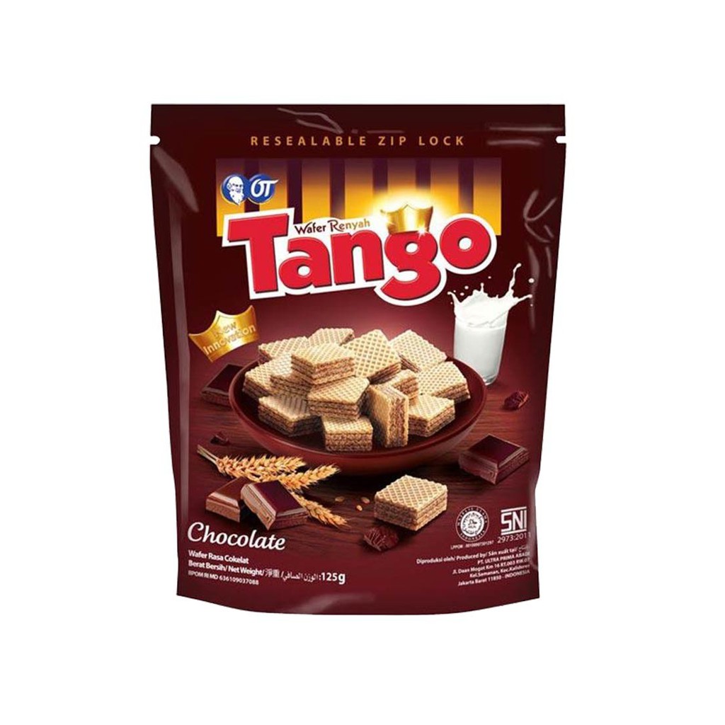 

Tango Wafer Chocolate Pouch Biskuit Wafer 115gr