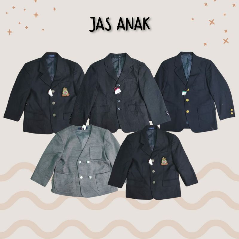 jas anak pl usia 1-7tahun