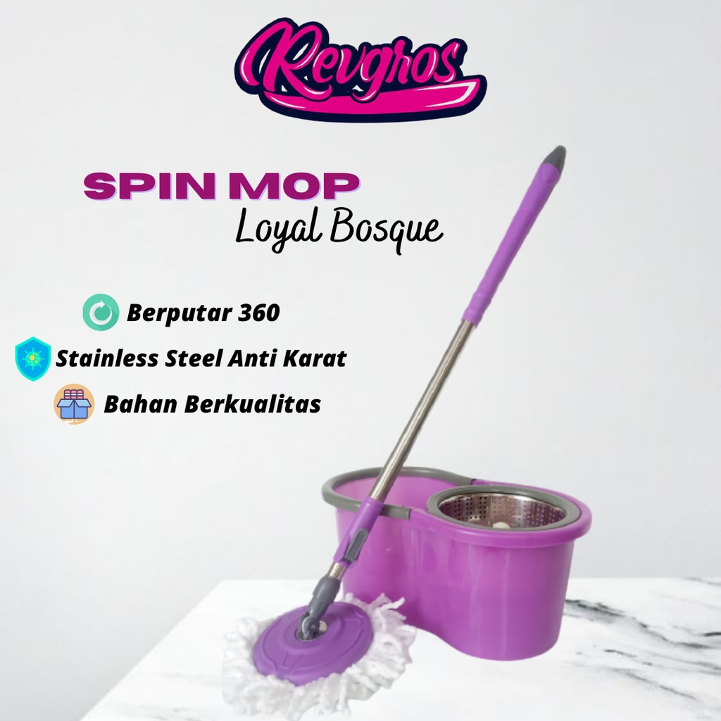 ALAT PEL SPIN MOP HAPPY CALL / ALAT PEL SPIN MOP / ALAT PEL LANTAI SPIN MOP ROTATED 360 HAPPY CALL
