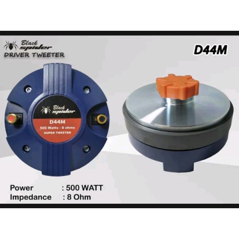 SUPER DRIVER TWEETER TWITER BLACK SPIDER