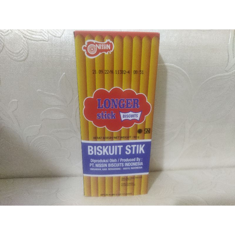 

NISSIN LONGER STIK BISCUIT 90 GRAM / BISKUIT NISSIN / NISSIN LONGER STIK / BISKUIT JADUL / BISKUIT NISSIN JADUL