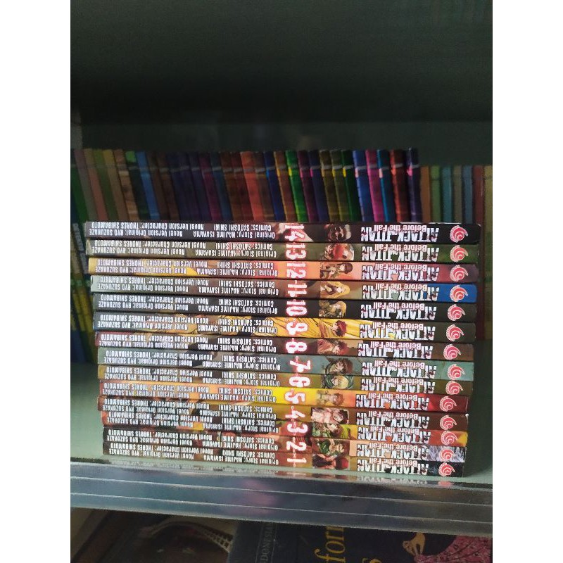 [Preloved] Attack on Titan Before The Fall 1-14 (ongoing) komik bekas second manga