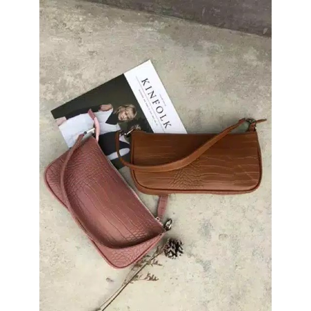 Tas croco / Tas bahu croco / Tote bag croco / SEVILA CROCO / Tas Wanita croco / Tas Wanita