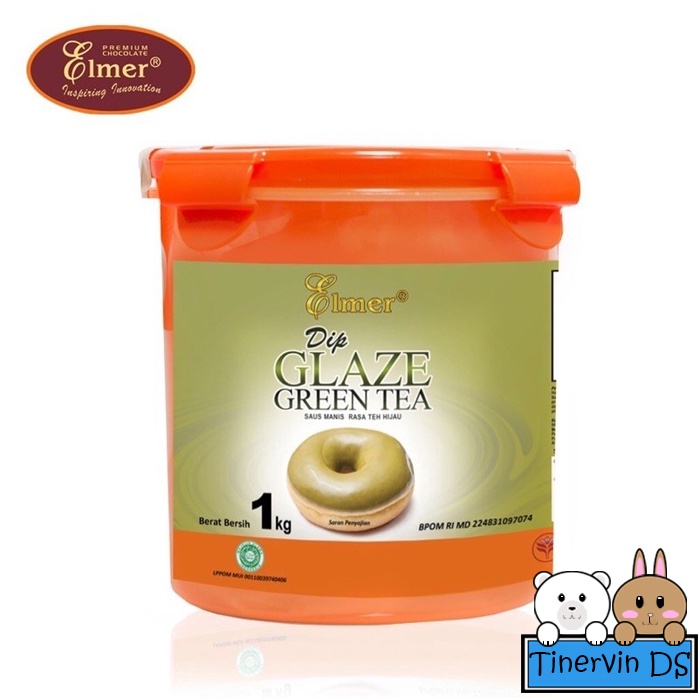 

Crunchy Green Tea Dip Glaze - ELMER - Kemasan Pabrik 1kg