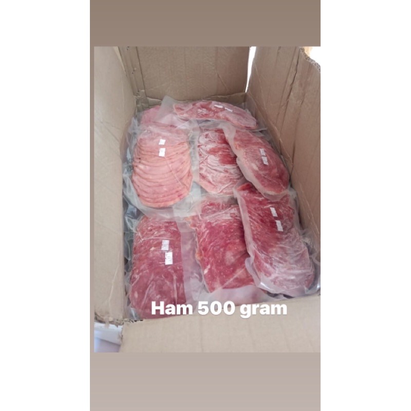 

makanan beku ham dan bacon non halal