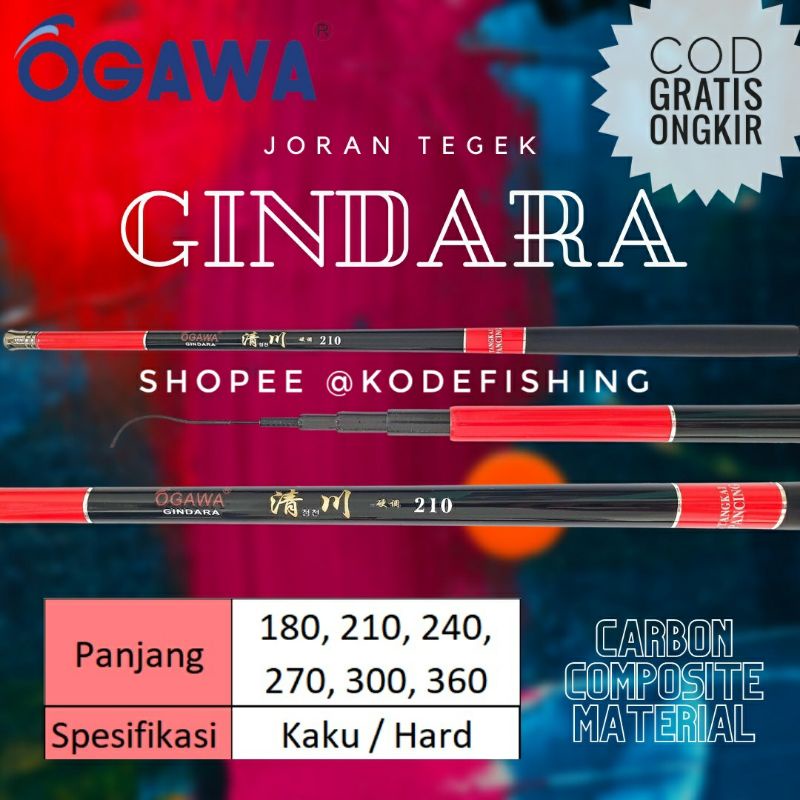 JORAN TEGEK OGAWA GINDARA 270,300,360 CARBON RINGAN
