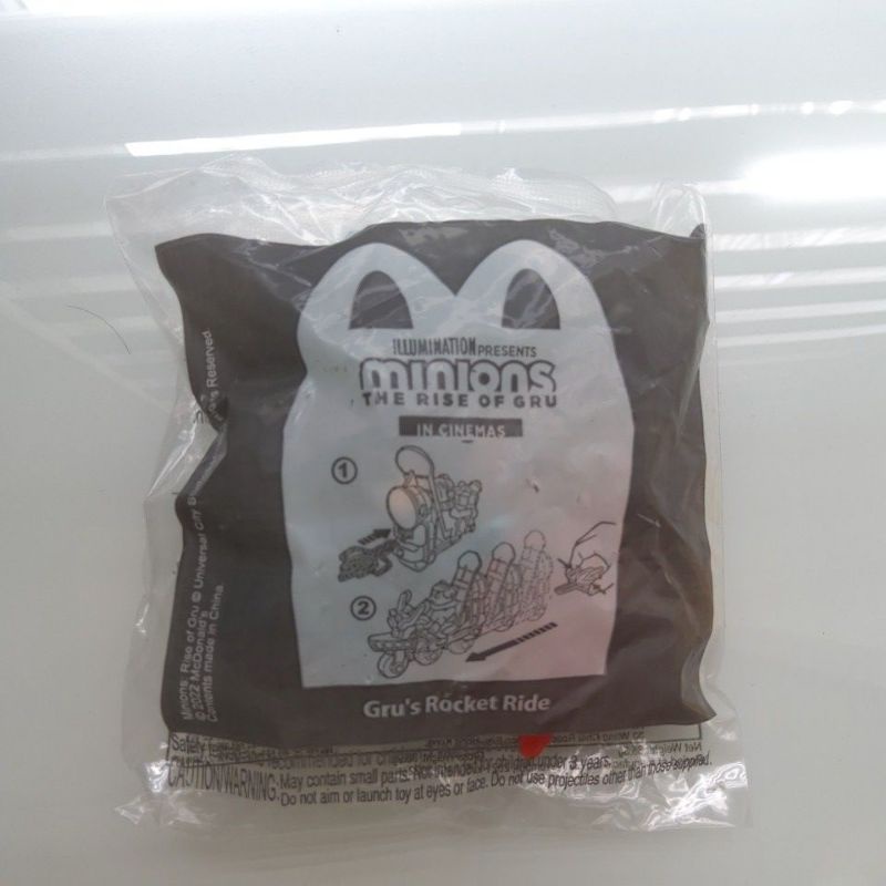 Happy Meal Mcd Minions The Rise Of Gru 2022 Gru's Rocket Ride