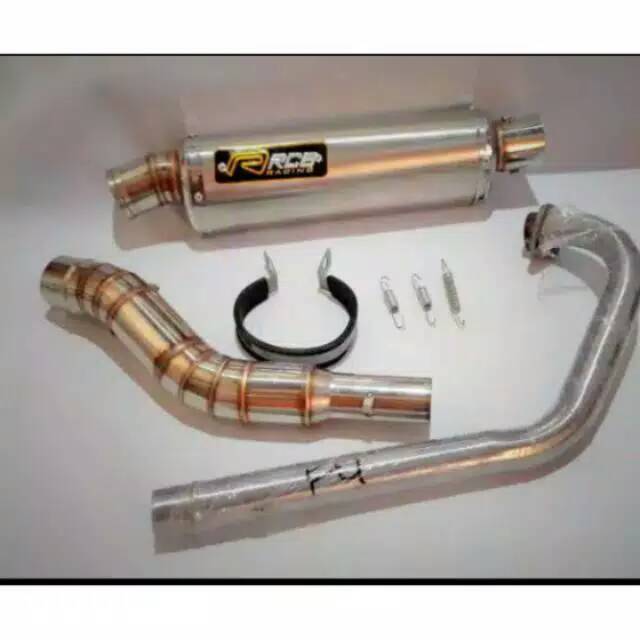 knalpot racing RCB all motor Satriafu, sonic150. vixon. verza. cbr. tander. dll ada