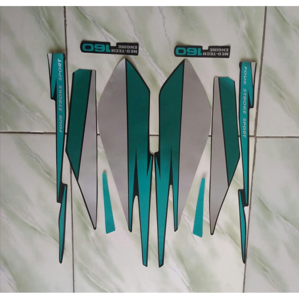 LIS   stiker striping honda gl pro 95 merah