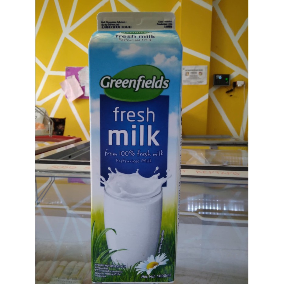 

Susu Greenfileds fresh milk 1000 ml