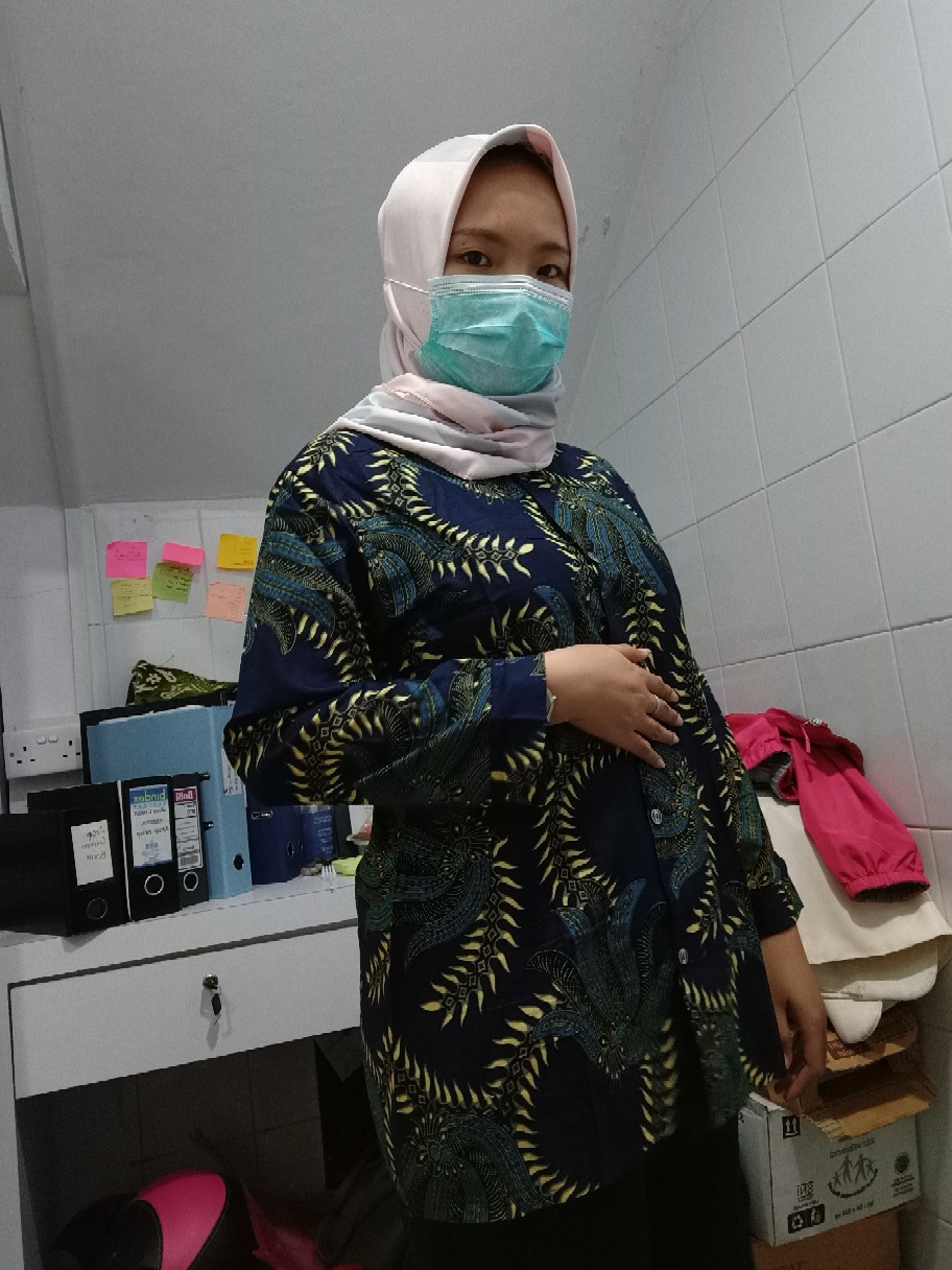 Batik Wanita Asj Sa Hrb026 Kenongo Kemeja Tosca Pendek