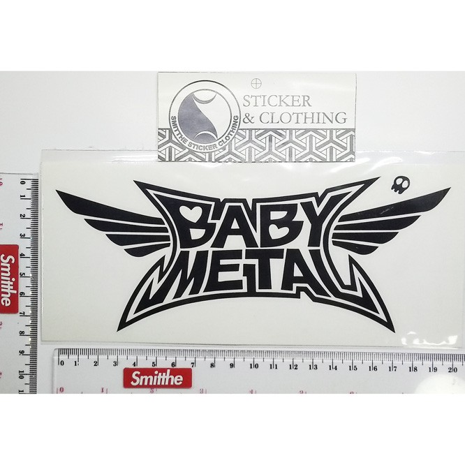 Stiker BabyMetal Cutting Sticker baby metal Waterproof Decal untuk aksesoris Motor Mobil