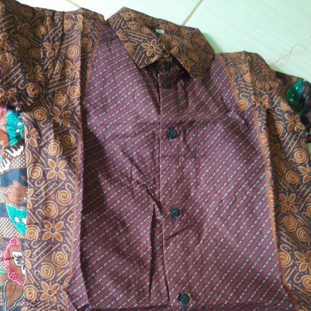 Sale / Cuci Gudang Hem Batik Anak 1-8th  Bisa Pilih Size Tidak Bisa Pilih Motif