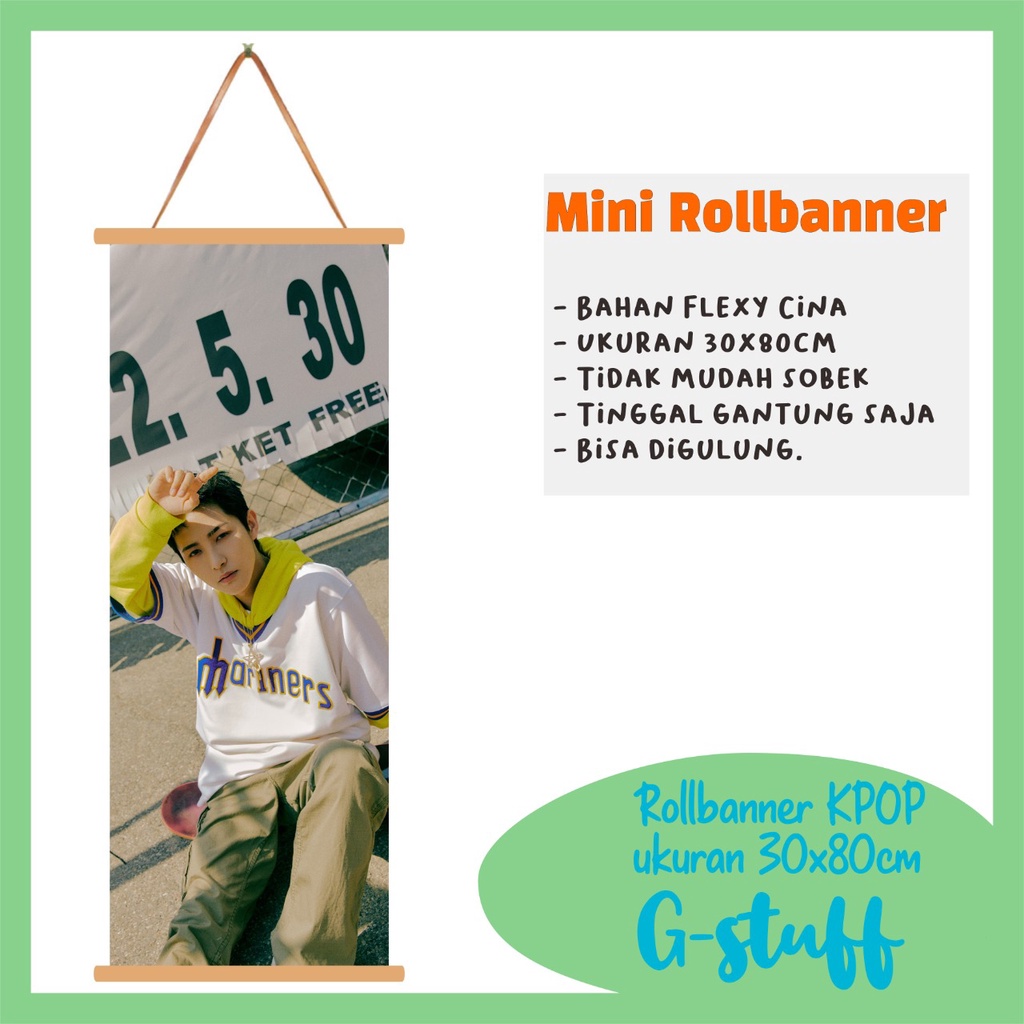 MINI ROLL BANNER NCT DREAM RENJUN BEATBOX