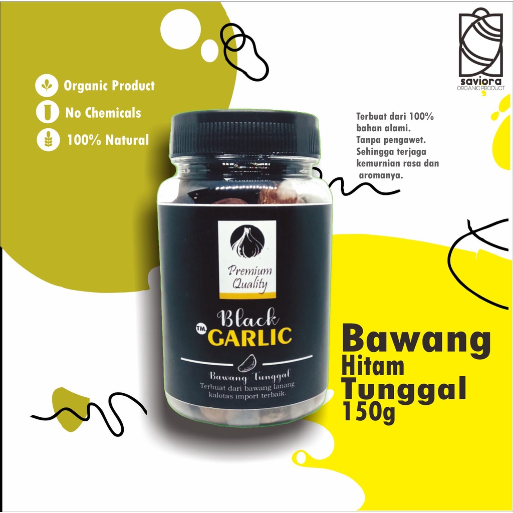 

BLACK GARLIC / BAWANG HITAM TUNGGAL LANANG 250gr PREMIUM GARLICKOE