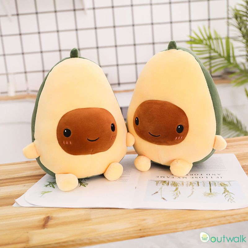 Avocado cuddle stuffed avocado doll decorated with fruit baby dolls outwalk