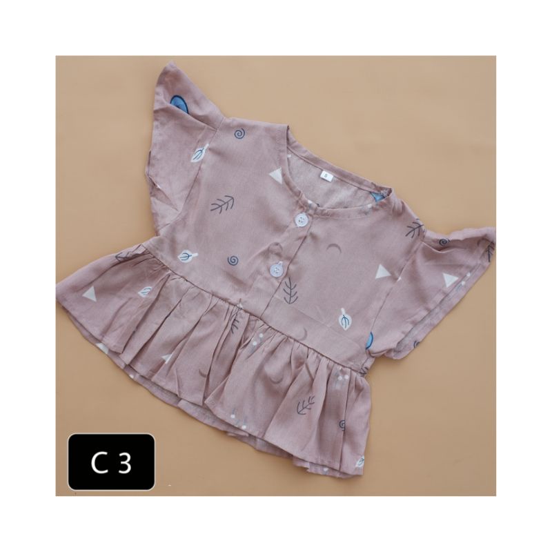 atasan anak cewek / CHERRY TOP / baju anak / baju balita / baju bayi /baju anak rayon