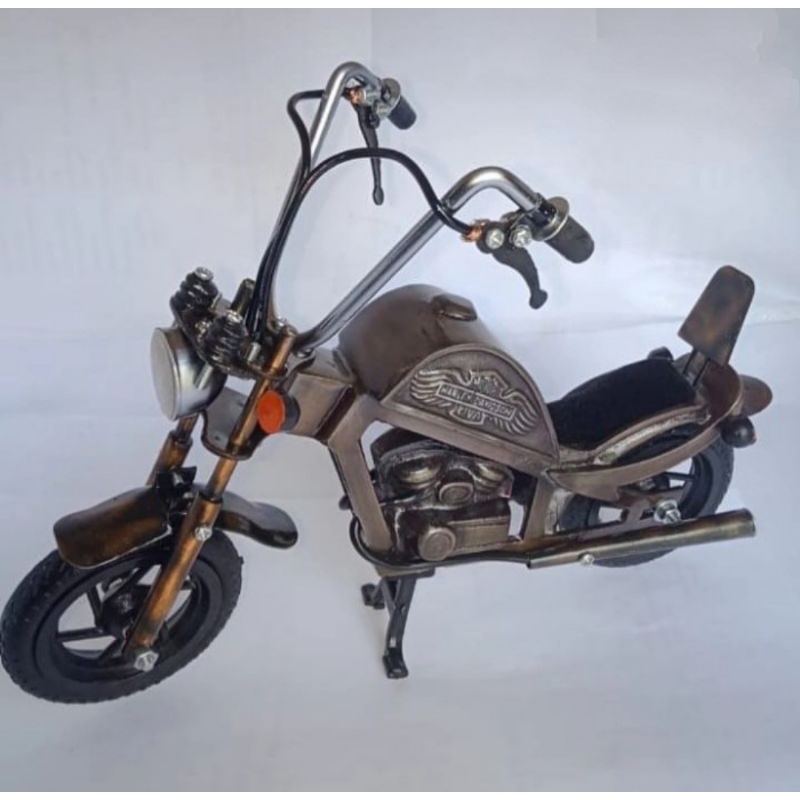 Diecast - Miniatur Sepeda Motor Harley - Pajangan Sepeda Motor Harley