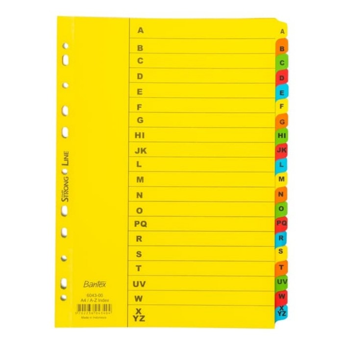

Divider Index A4 Warna Abjad A-Z Bantex ⠀⠀⠀⠀⠀⠀⠀⠀⠀⠀⠀⠀⠀⠀⠀⠀⠀⠀⠀⠀⠀⠀⠀⠀⠀⠀
