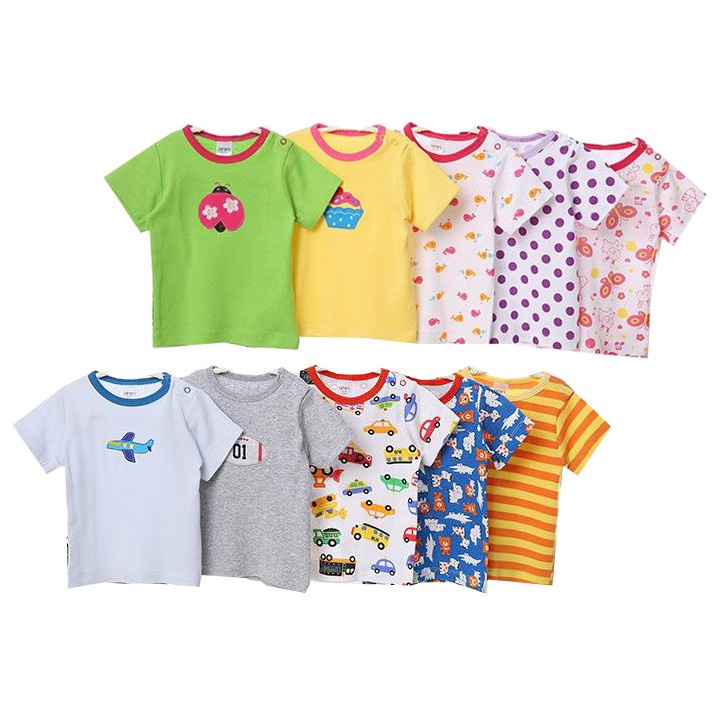 Kaos Bayi CarterLove Tangan Pendek 5in1 / Ecer Satuan