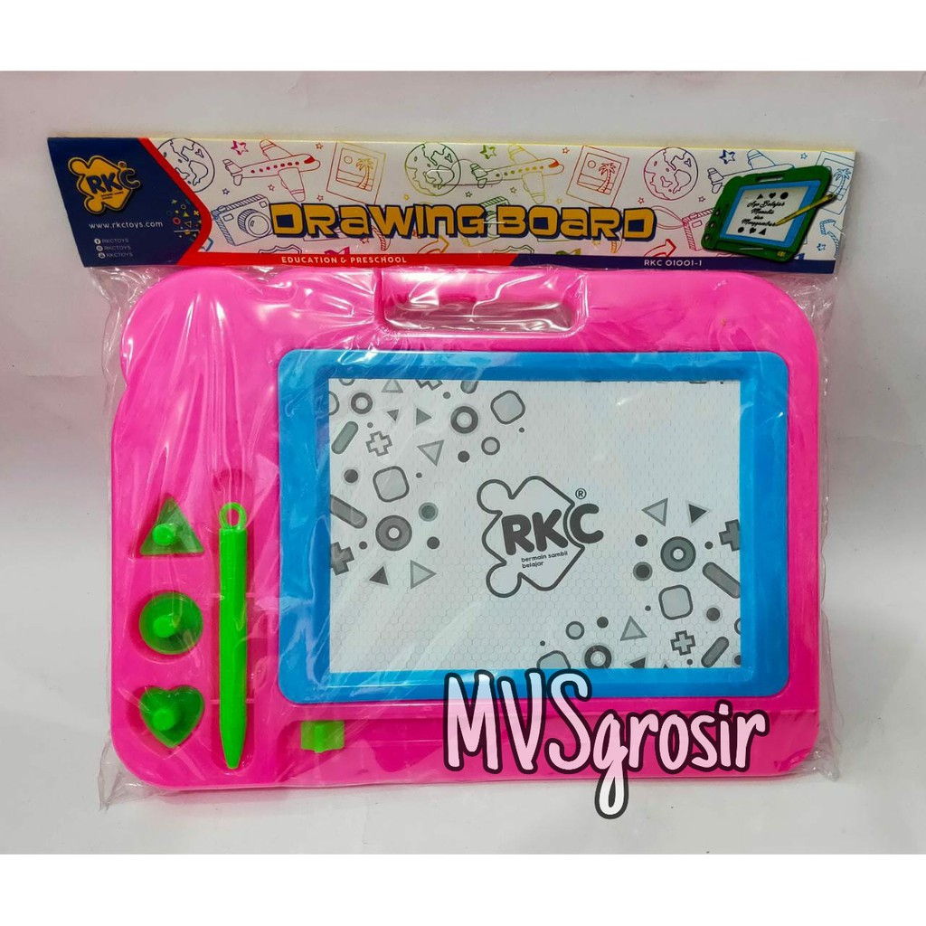 

MVSGROSIR PAPAN TULIS MAGNETIC ANAK WHITEBOARD DRAWING BOARD 010011
