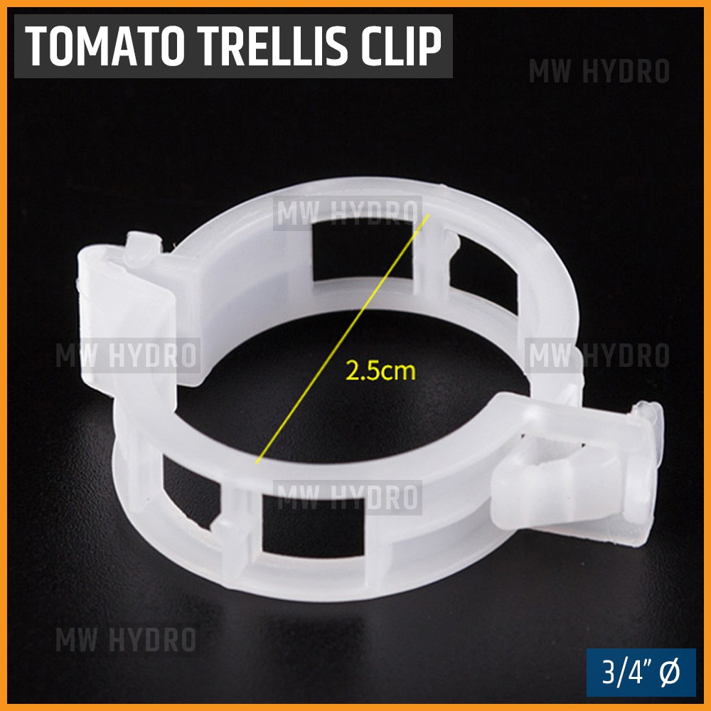 10 pcs Tomato Trellis Clip / Plant Clip - Klip Tali Lanjaran Tanaman Tomat