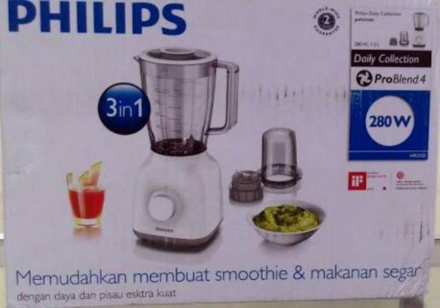 Philips Blender HR 2102 Plastic plastik philips