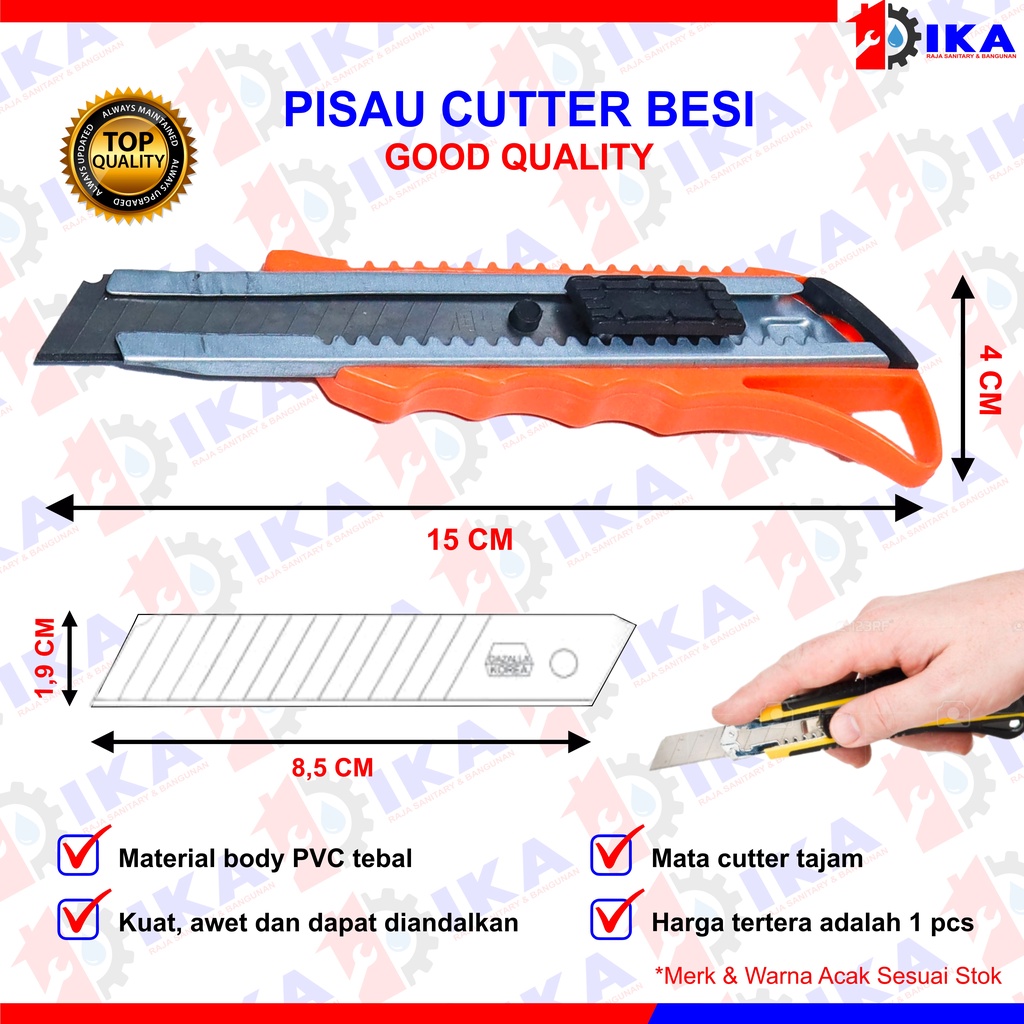 Pisau cutter / pisau potong besar / Pisau Cutter Piso Cutter cuter kater Besar Pemotong Dus ATK Murah