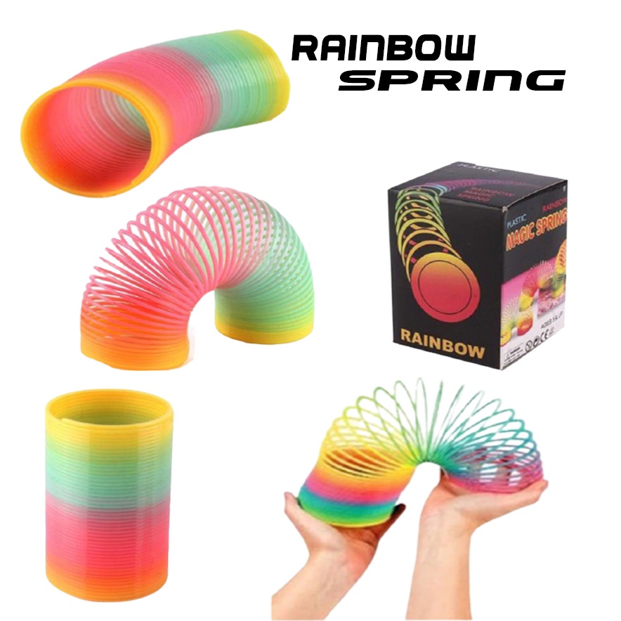 Mainan Per Pegas Pelangi/  Mainan Rainbow Spring  751A