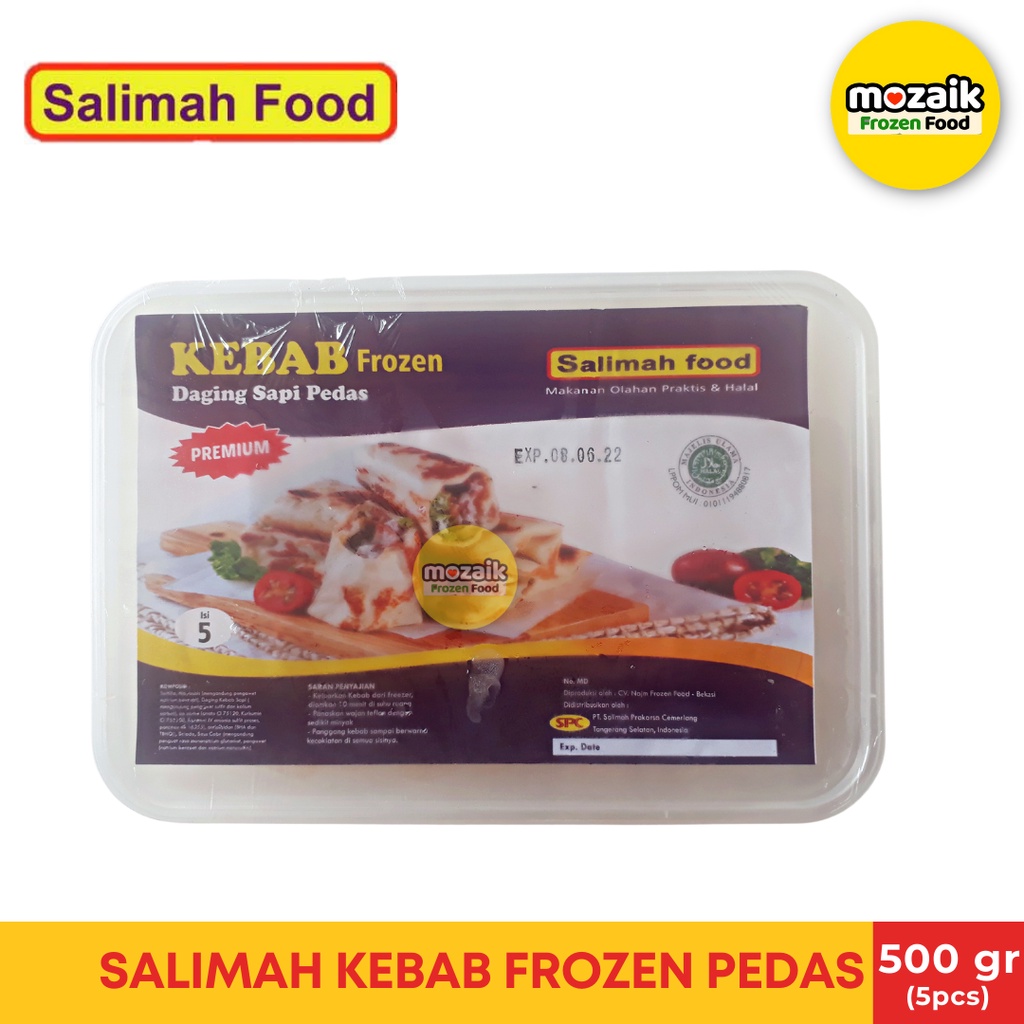 

Salimah Kebab Premium Pedas Frozen Mart Frozen Food Palembang 350 g