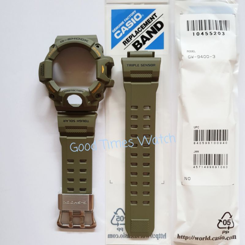 PAKET STRAP BEZEL G-SHOCK GW-9400-3 GW 9400 Casio Original