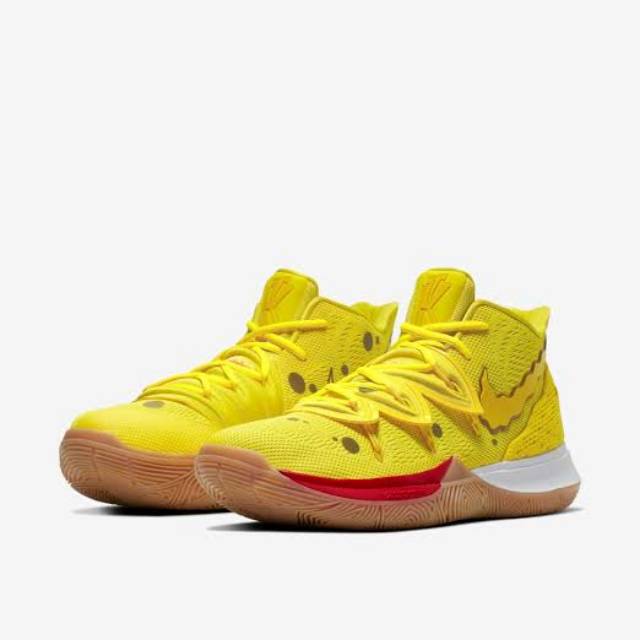  Sepatu  Basket  Nike Kyrie 5 Spongebob  Squarepants Shopee 