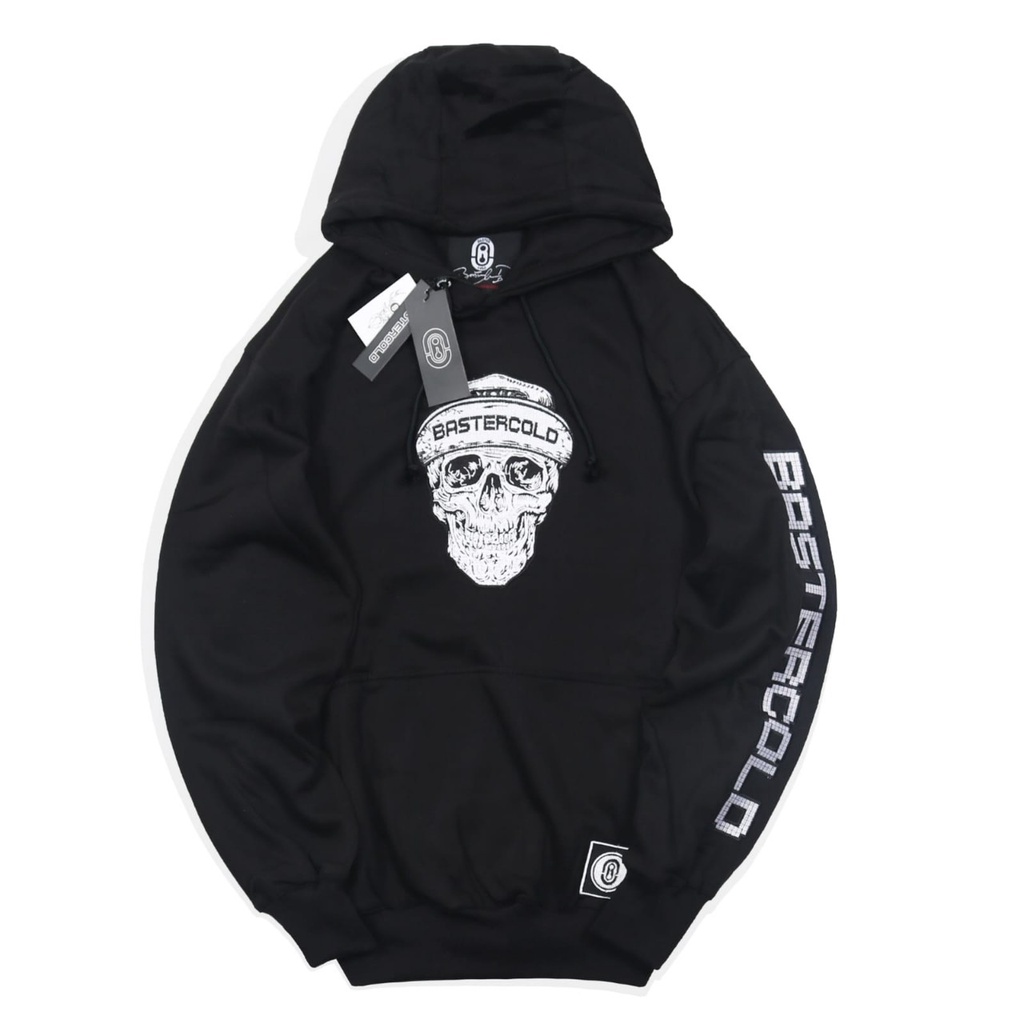 JAKET SWEATER HOODIE BASTERCOLD EMBROIDERY SKULL ORIGINAL PRIA WANITA TERBARU