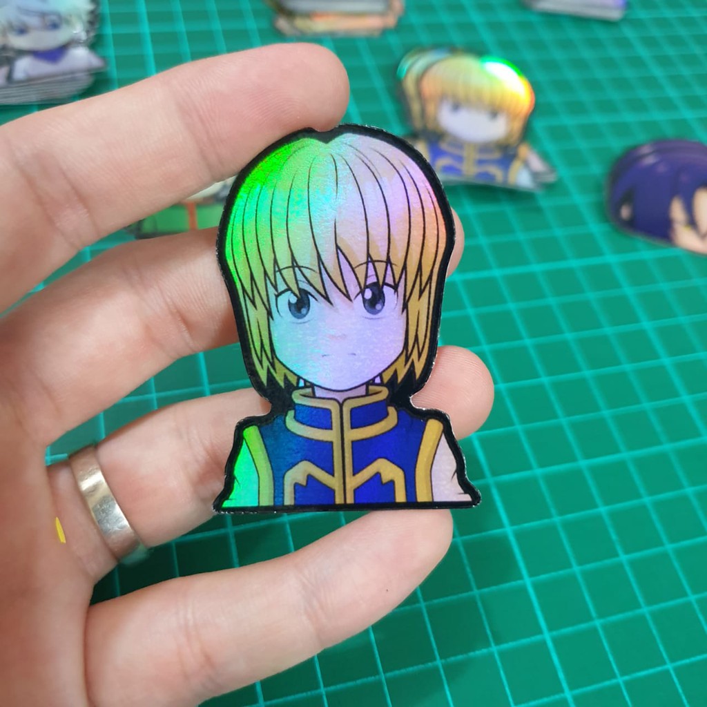 

Sticker Hologram Anime - PSH266 - Hunter x Hunter - Kurapika Half Body