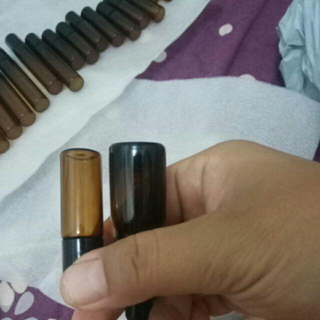 [bayar Di Tempat]10pcs 5ml / 10ml Botol Kaca Roll On Untuk Parfum Essential Oil
