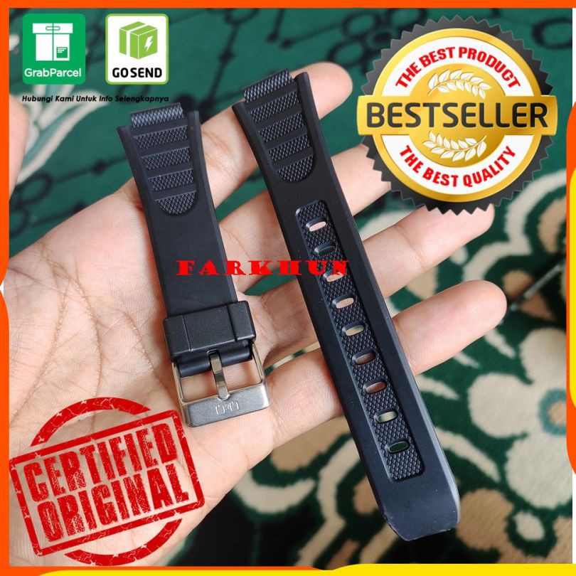 BAND RUBBER ORIGINAL Q Q GW 36 TERMURAH STRAP TALI JAM KALEP QNQ GW36 HITAM KARET QQ GW-36 WATCH ORI
