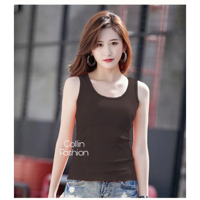 Singlet Wanita Soft dan Tanktop Wanita Tali Lebar