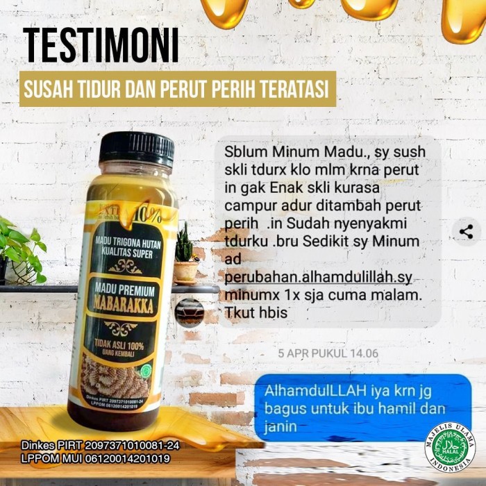 

Madu Mabarakka Madu Trigona Hutan Asli Madu Kencleng Solusi Imunitas Tubuh