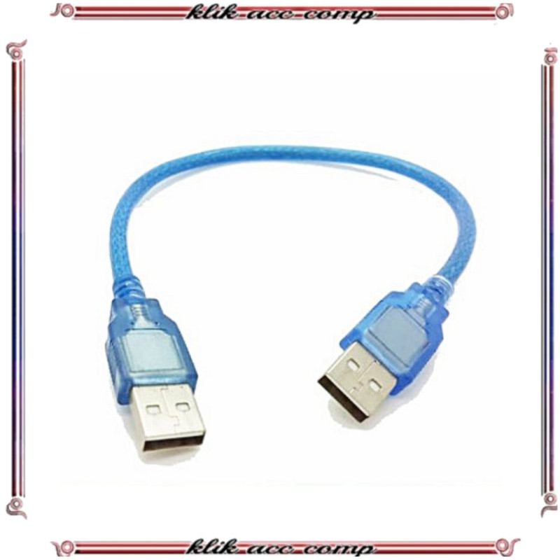 KABEL USB MALE TO MALE - COWOK COWOK 50CM NYK