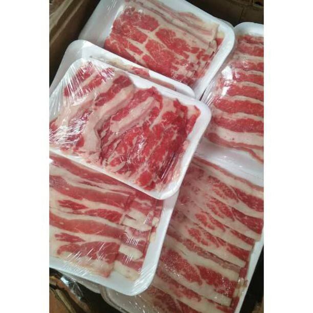 

( BISA COD ) DAGING SAPI SLICE YOSHINOYA US BEEF SLICE FROZEN 500gram NEW [Kode 1|Kode 2|Kode 3|Kode