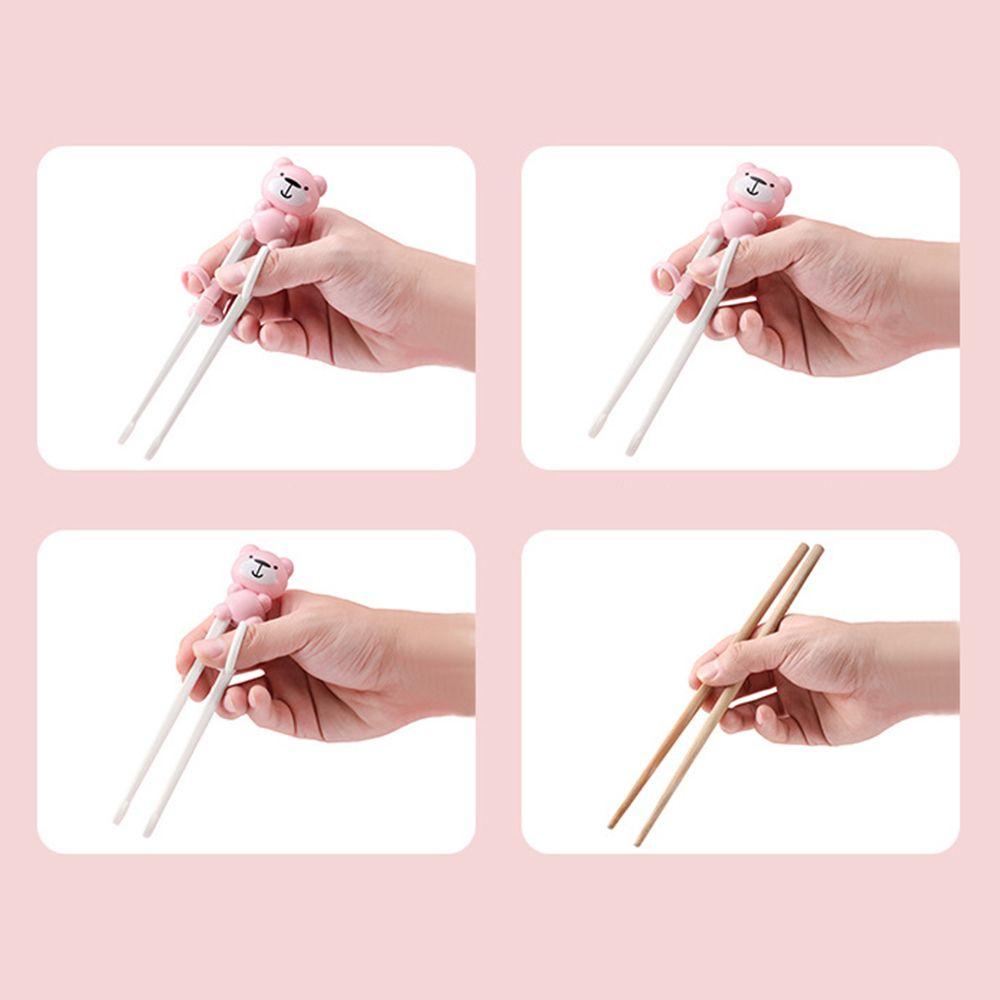 TOP 1pasang Sumpit Belajar Ketangguhan Bayi Anak Pemula Chopstick