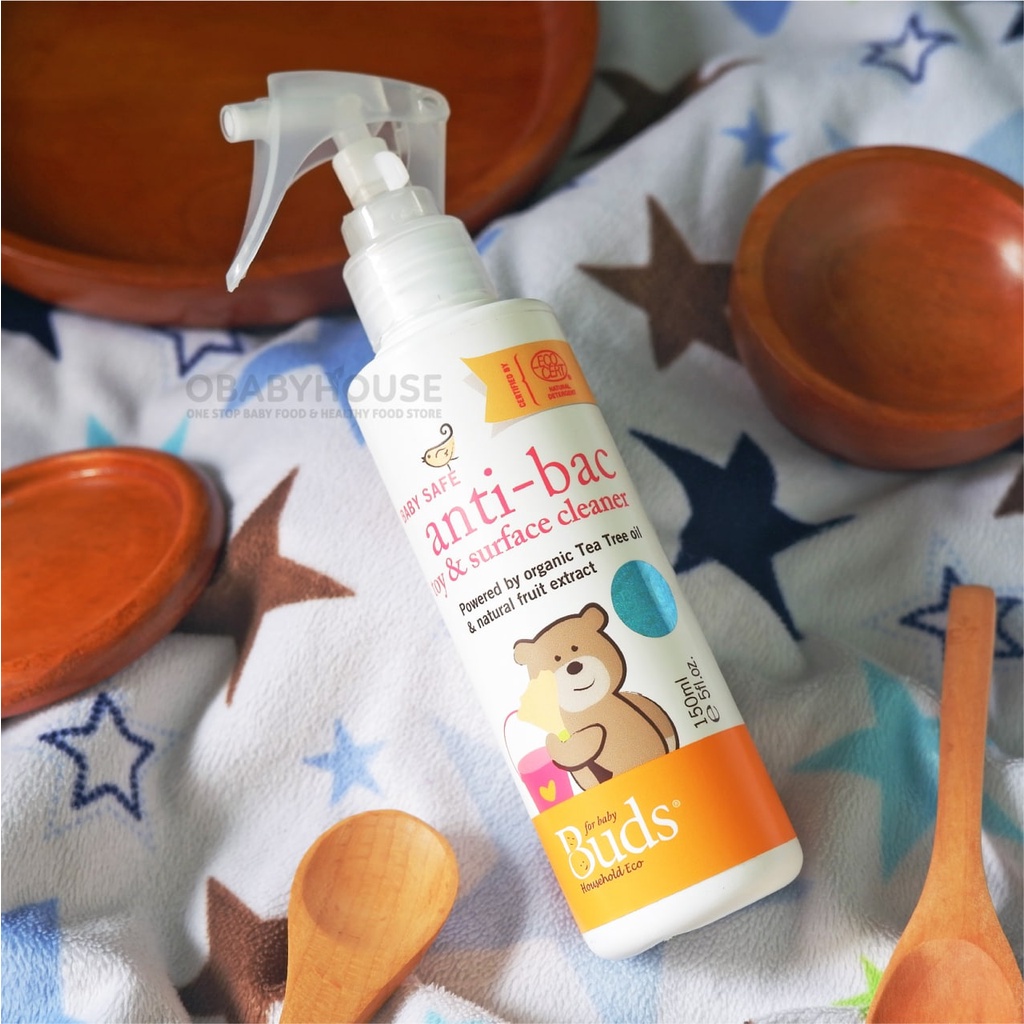 Buds Organics - Baby Safe Anti Bac Toy &amp; Surface Cleaner 150 ml