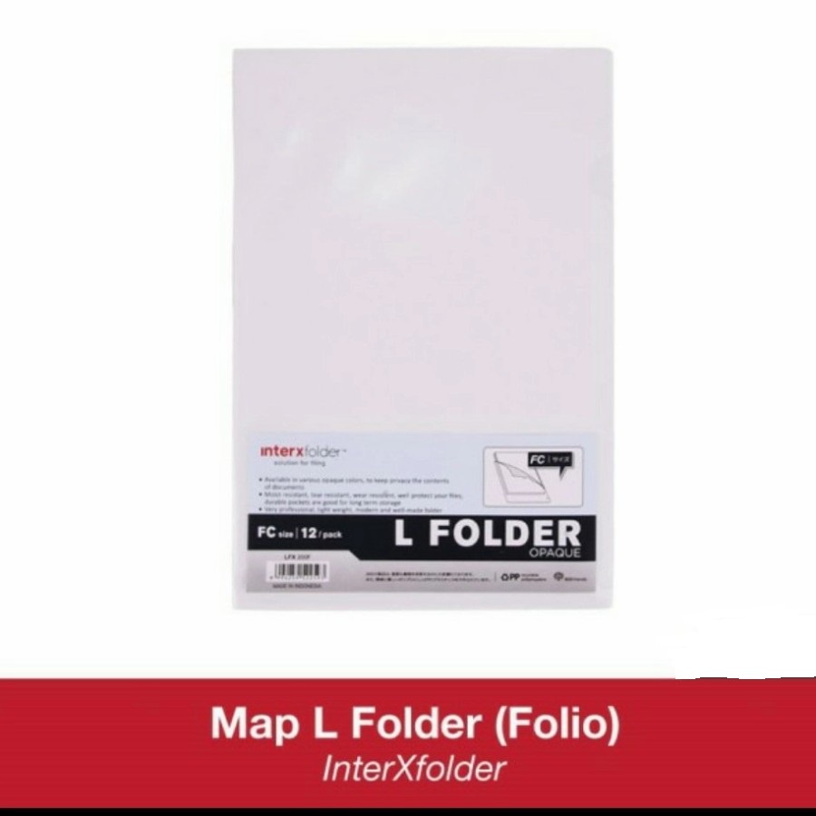 

Map L Bening F4/Folio Inter X (isi 12) - Bening