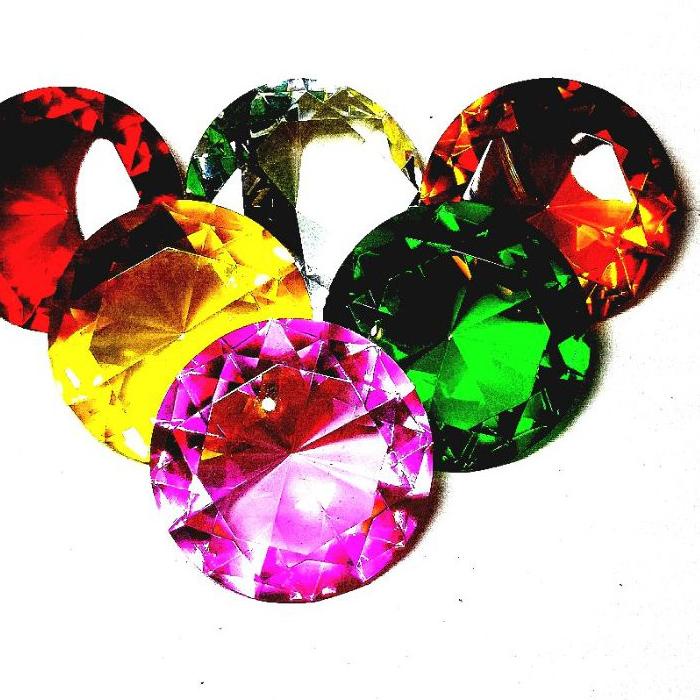 BATU DIAMOND JUMBO 8X8 CM BATU HIASAN PAJANGAN ETALASE